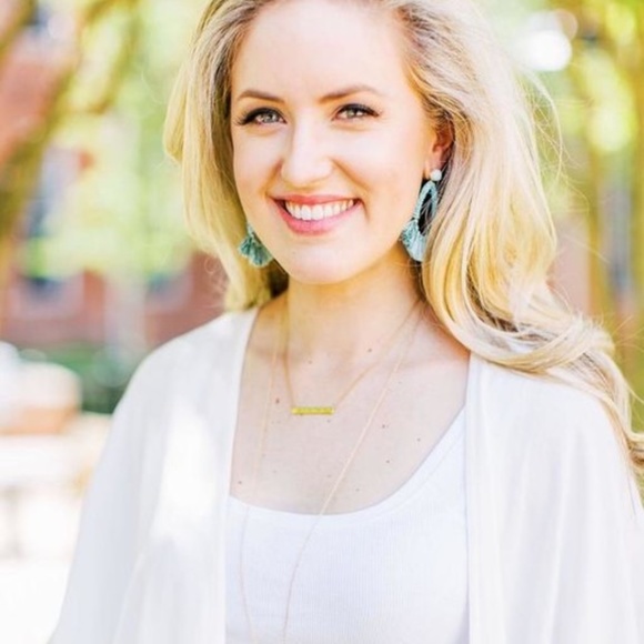 Stella & Dot | Mint Anne Fringe Statement to Stud Earrings - Picture 7 of 10